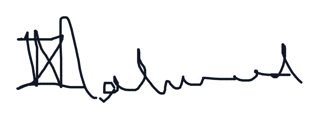 Electronic signature of Zaydar m mansour
