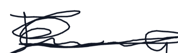 Electronic signature of Evans Lema
