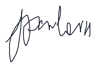 Electronic signature of Anete Patrīcija Pavlova