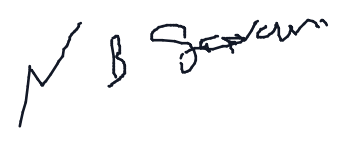 Electronic signature of Nipul Savani